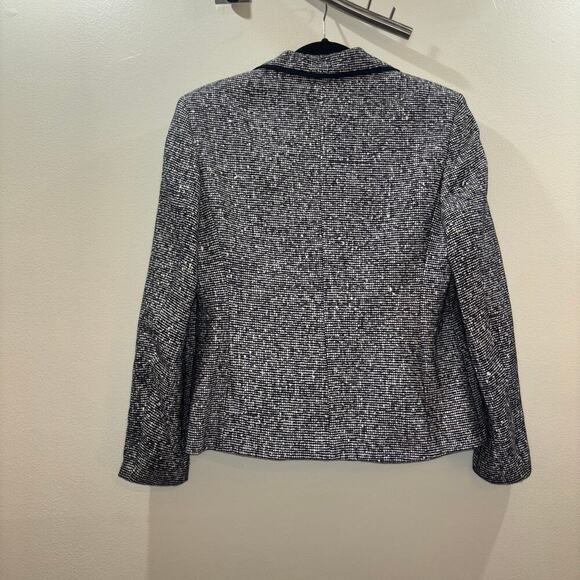 Vintage Louis Féraud Wool Blend Blazer- Tweed Luxury Designer Blazer- Size US 10 - Picture 4 of 15